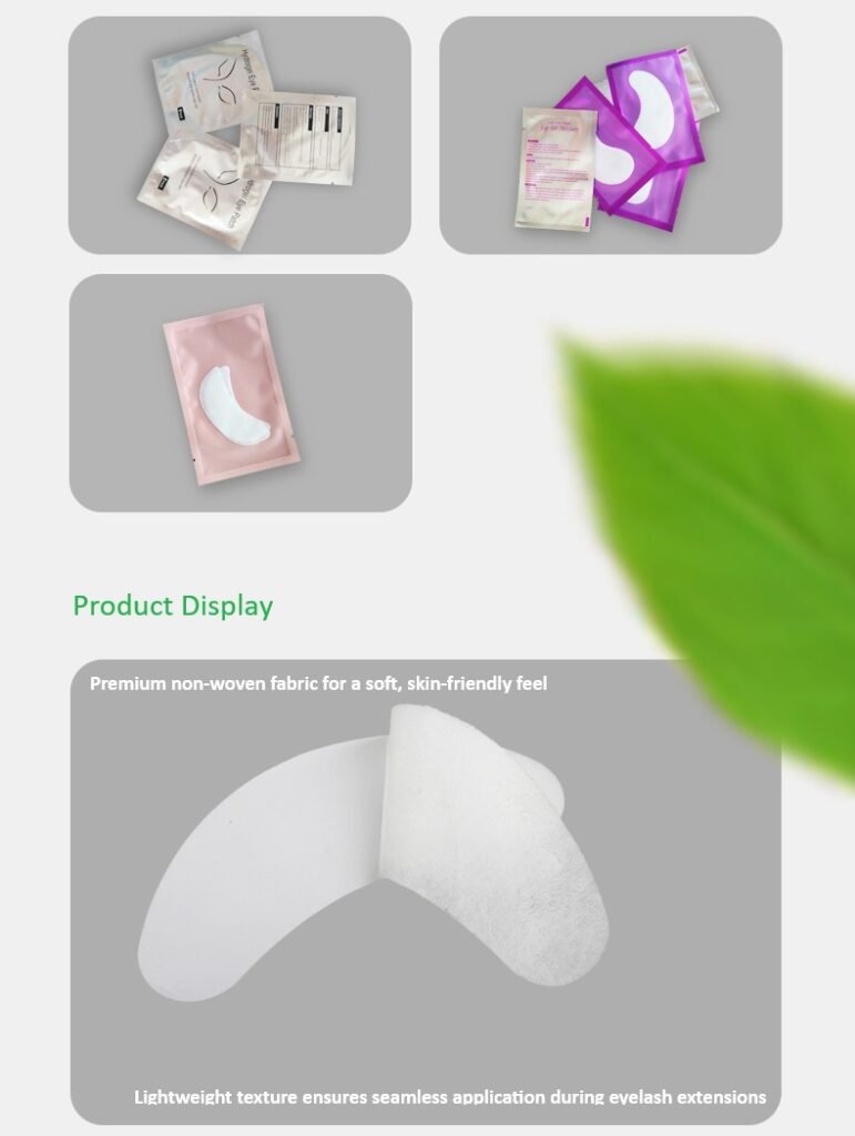 Shewincosmetic's hydrogel eye patches product display