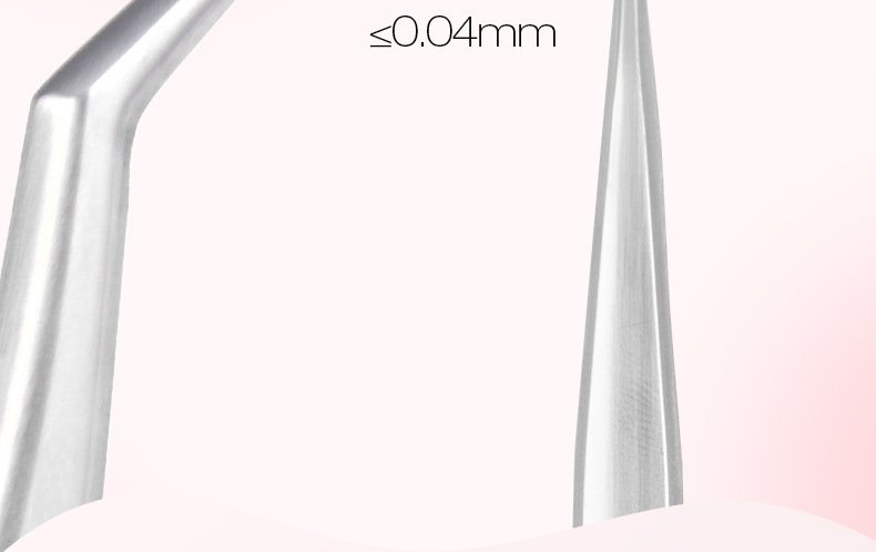 Illustrated Features of Shewincosmetic Eyelash Tweezers 2
