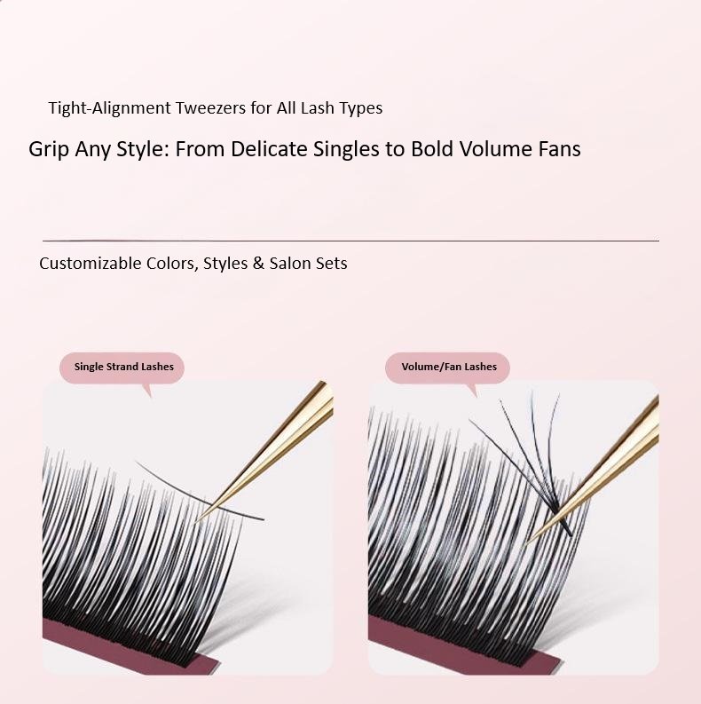 Illustrated Features of Shewincosmetic Eyelash Tweezers 3