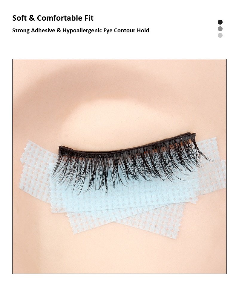 Shewincosmetic Soft & Comfortable Fit Eyelash Tape Rippable Lash Isolation Strips