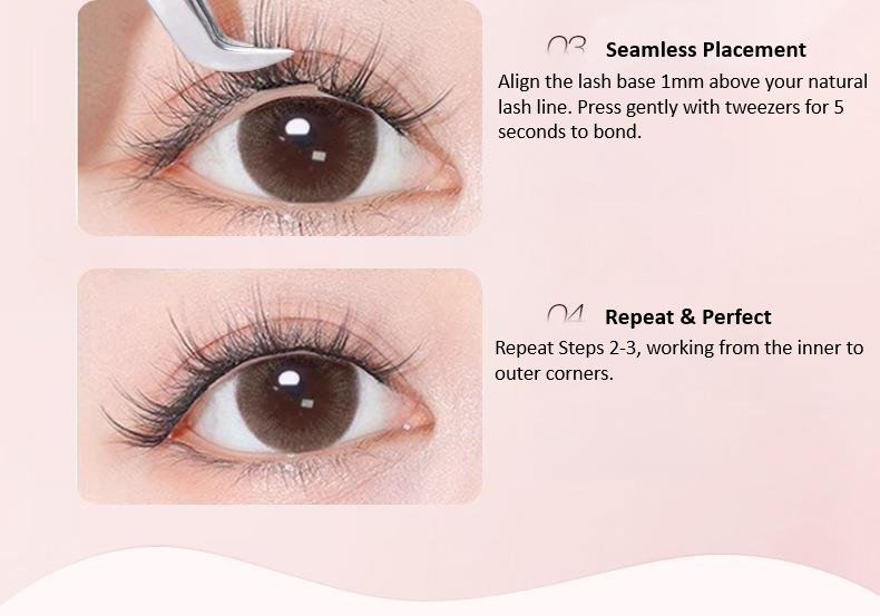 Shewincosmetic’s Eyelash Tweezer Application Tips 2