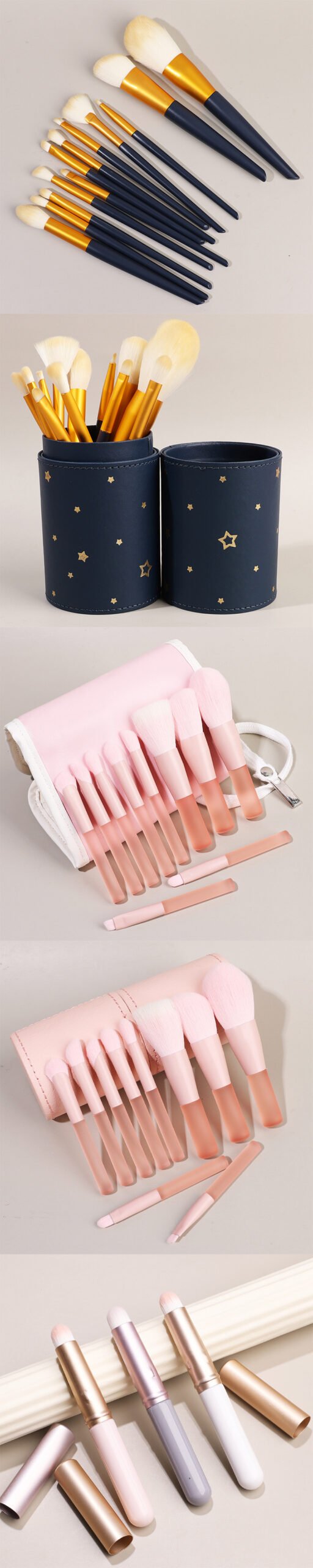 5 Different Styles of Makeup Brush Sets