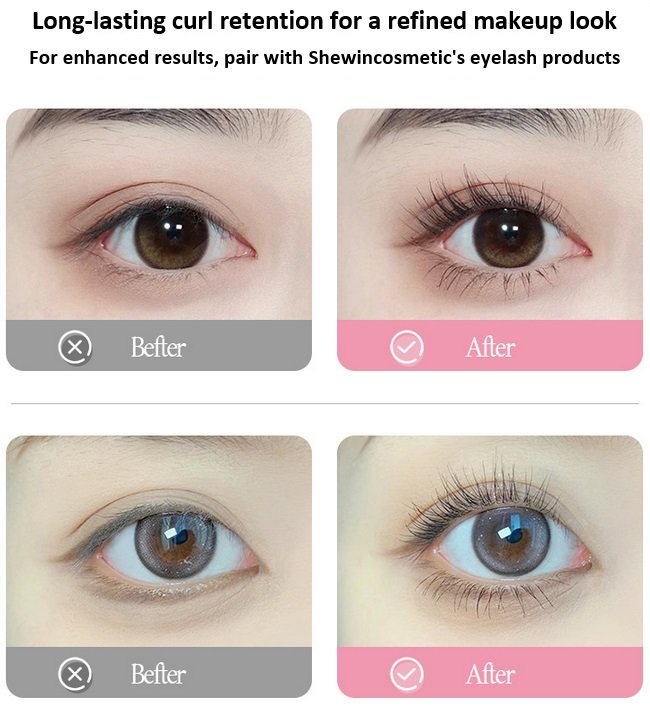 Shewincosmetic Eyelash Curler - Before & After Results